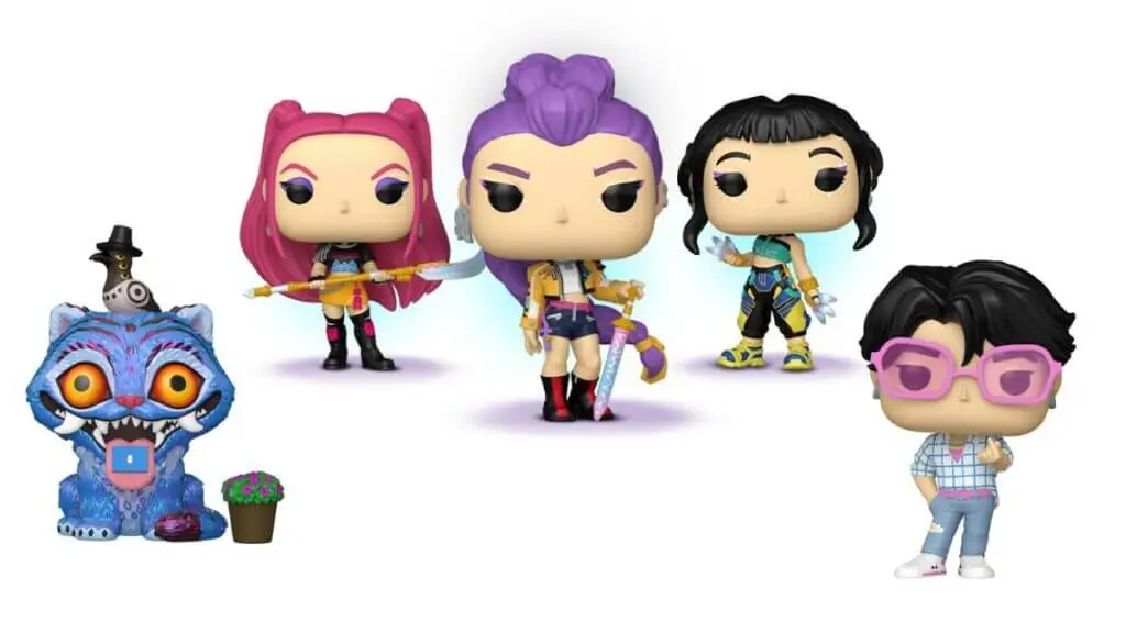 Funkos das Guerreiras do K-Pop