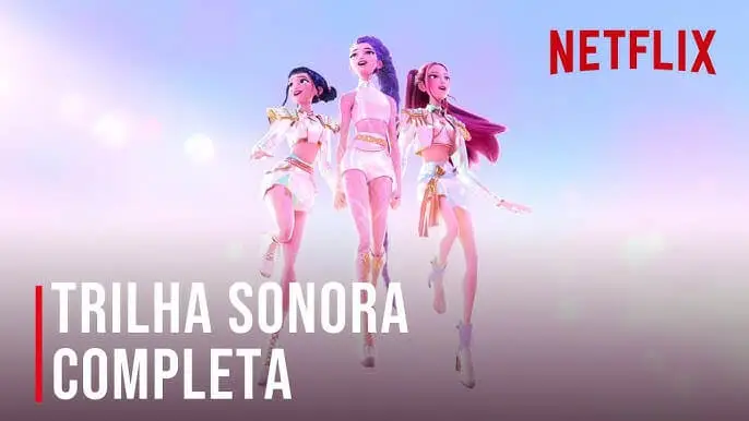 Poster Guerreiras do K-Pop para Cantar Junto na Netflix