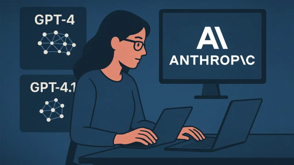 Engenheira de computação realizando testes de Machine Learning entre OpenAI e Anthropic