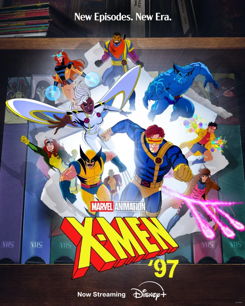 Pôster promocional X-Men 97' - Streaming on Disney+