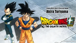 Capa do Retorno de Dragon Ball Super com o arco da Patrulha Galáctica